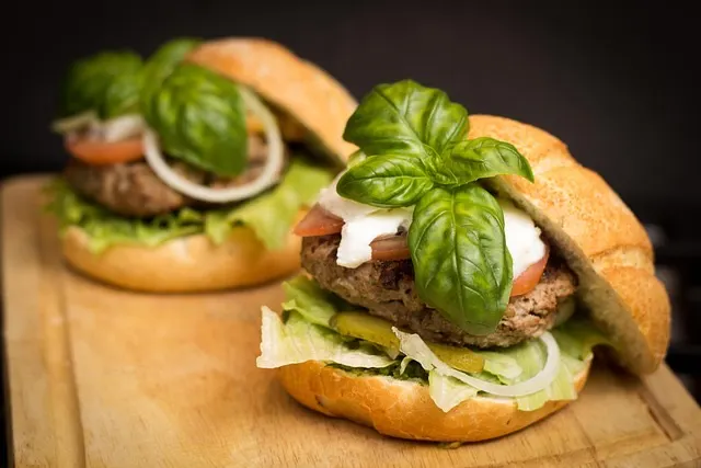 Gourmet-Burger, allgemeines Gastronomiefoto.