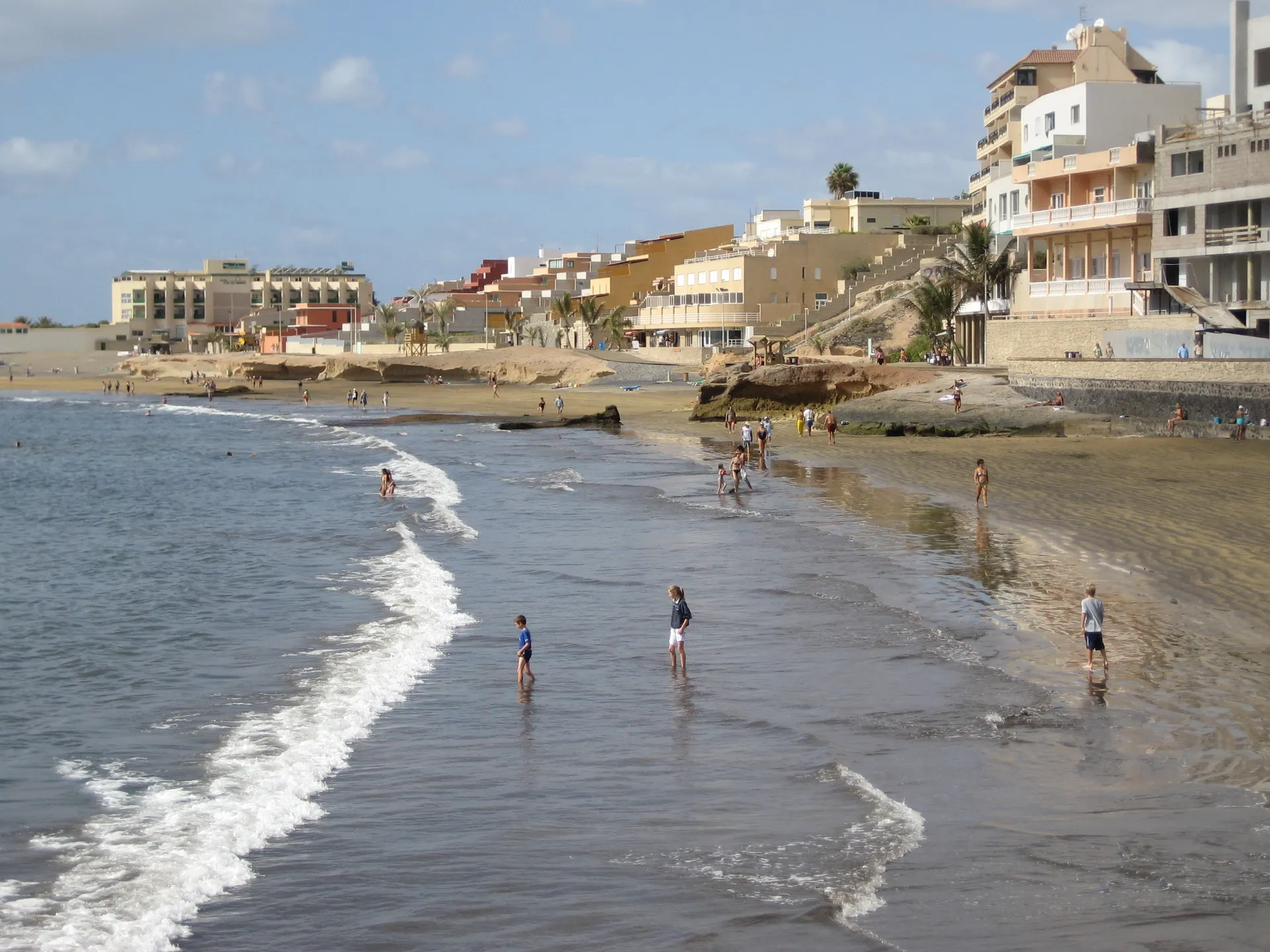 Stadtstrand von El Médano mit den Buchten El Cabezo, El Salado und La Jaquita.